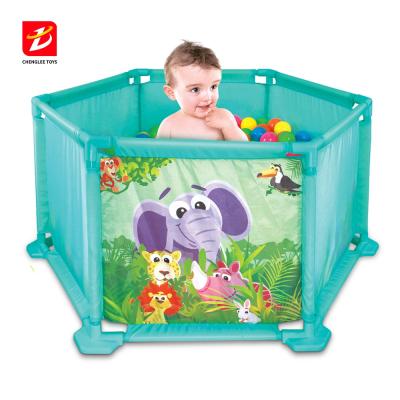 China Other Size Quality Play Fence Kids Safety Foldable Play Fence Children Portable Baby Playpen Set For Large for sale