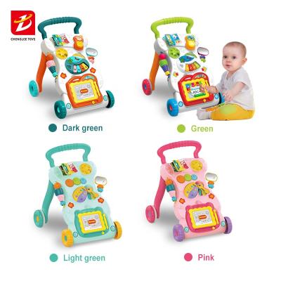 China Baby Learn Multifunctional Educational Children Toddler Walking High Quality Musical Infant Activity With Lightweight Baby Walker Toys for sale