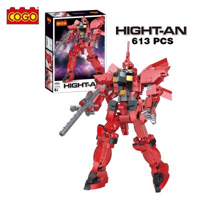 China Building Block Toy COGO 613 PCS Warrior Fighter Building Block Children Educational 3D Building Material Toys for sale