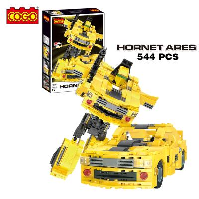 China The building block toy COGO 544 PCS warrior fighter car building block bricks kids building children toys educational set for sale