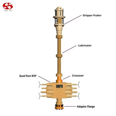 China Oilfield Drilling Oil Tools API Wellhead Logging Coiled Tubing Pressure Control Equipment for Drilling for sale