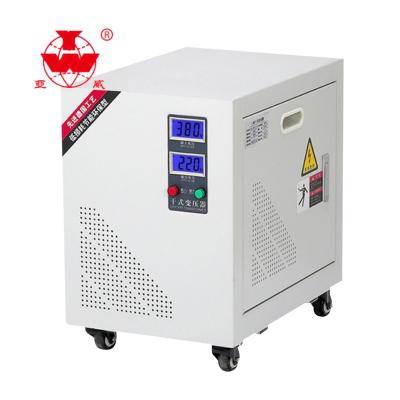 China Hot Selling High Quality 208V to 400V Power Step Up Power Transformers Rating 3kva Three Phase Isolation Transformer Custoimzd for sale