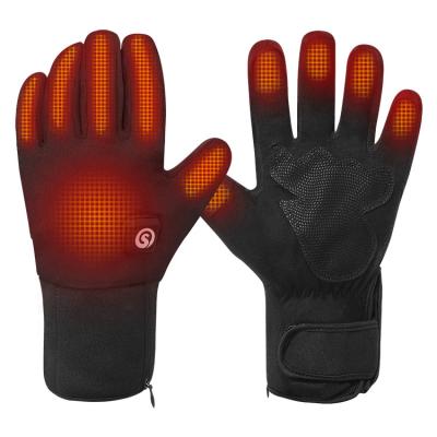 China Outdoor Sports Gloves Waterproof Wholesale Slim Electric Unisex Battery Touch Screen Rechargeable Passionate Riding Gloves for sale