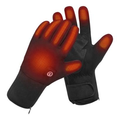 China Custom Outdoor Winter Sports Breathable Waterproof Thermal Unisex Golf Cycling Camping Rechargeable Heated Gloves for sale