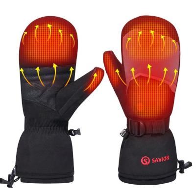 China Unisex Waterproof Adjustable Thermal Snowboarding Ski Heated Gloves Heat Control Fashion Stylish Outdoor Warm Sports Waterpoof for sale