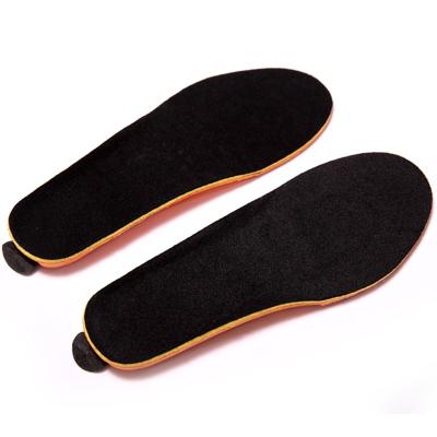 China Breathable Foot Warmer Battery Insoles Rechargeable Remote Heated Shoes Insoles for sale