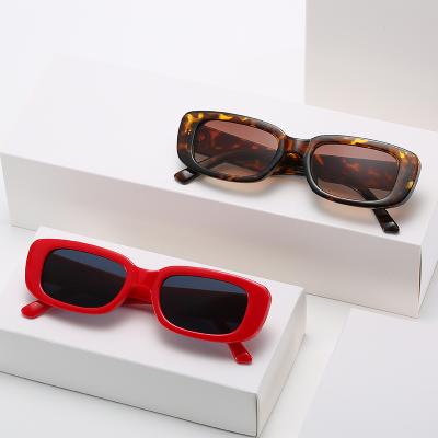 China New Fashion Square Retro Small Square Sunglasses Women 2021 Leopard Sun Glass UV400 Men for sale