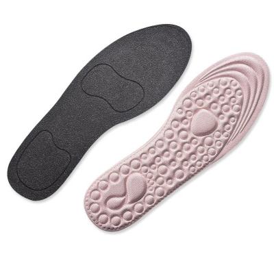 China PVC memory foam massage pads 4d arch support inserts orthopedic flat foot insoles for relief foot pain and heel spurs for sale