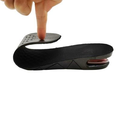 China Hiden Insole Sports Stepping Up Insole 3 Layer Air Cushion Inner Stepping Insole for sale