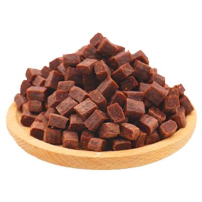 China Sustainable Cubes In Dry Dog Beef Pet Training Snacks Pet Treats for sale