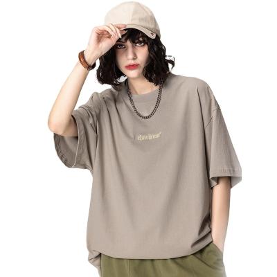 China New Arrival Breathable Fashion Ladies Casual Oversized Logo Print T-shirt Custom Tops For Women for sale