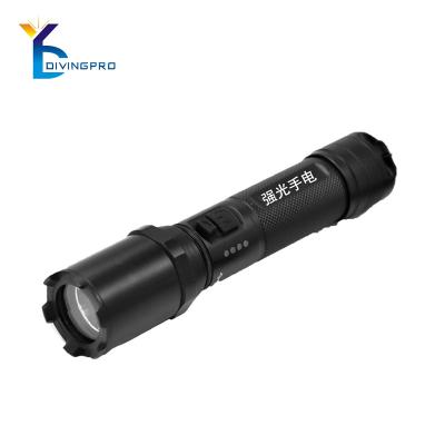 China Outdoor Emergency Rechargeable 2200mAh Battery 300lm LED Tactical Hunting Search Flashlight for sale