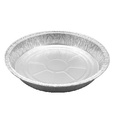 China Microwavable Nine-Inch Round Aluminum Foil Container Environmentally Friendly Restaurant And Household Food Packaging Container for sale