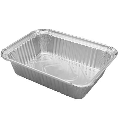 China Microwaveable Packaging Container Aluminum Foil Restaurant And Food Wrapping Container 670 Microwave Heating Home Eco-Friendly for sale