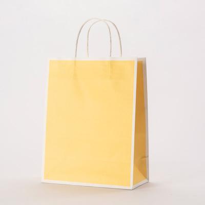 China Top-ranking Product Wholesale Manufacturer Handmade Stand Up Reusable Paper Gift Bag Grocery Packaging Bags With Logo for sale