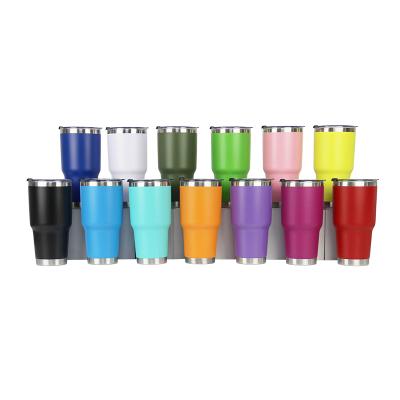 China Disposable 30oz Vacuum Insulated Stainless Steel Tumbler Cups Double Wall Travel Car Coffee Mug for sale