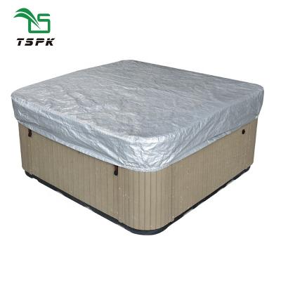 China Brand New Waterproof Corrosion Resistance Unti-UV PE Spa Hot Tub Hat Protect Bag Spa Cover Hat for sale