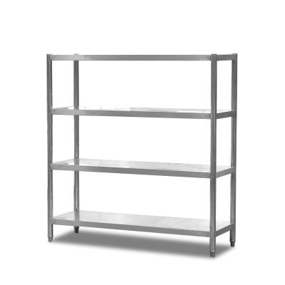 China Suitable for outdoor hotel home kitchen commercial shelves stainless steel shelf storage rack for sale