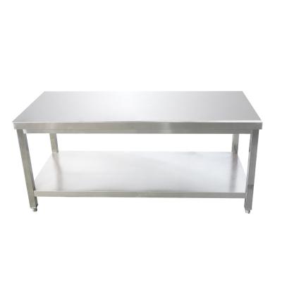 China Wholesale commercial dining room kitchen quality stainless steel work table bench excellent 201/304 for restaurant for sale