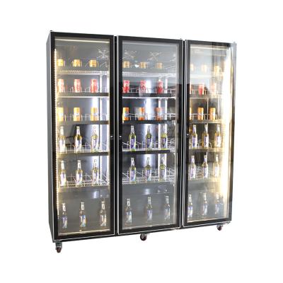 China Popular Commercial Upright Refrigerated Beer Display Cooler Fridge Beverage 1500L for sale