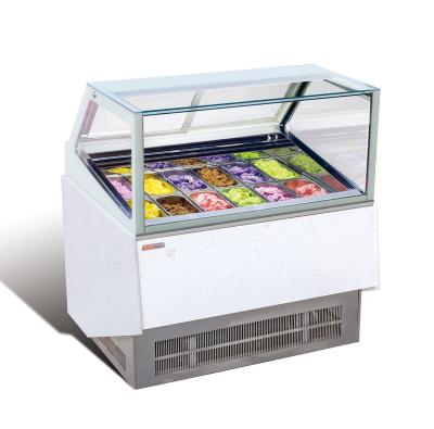 China Single-temperature Factory Manufacture Chiller Ice Cream Display Showcase for sale