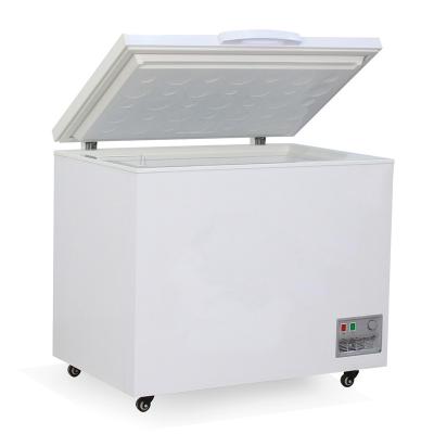 China Single-temperature Open Top Door 280L Chest Freezer Thick Foaming Deep Foaming Commercial for sale