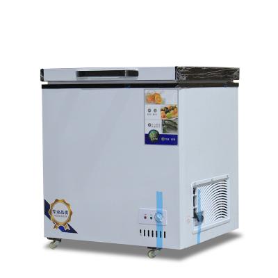 China 2022 Commercial Single-temperature Supermarket Home Ice Cream Freezer Chest Freezer For Frozen Food for sale