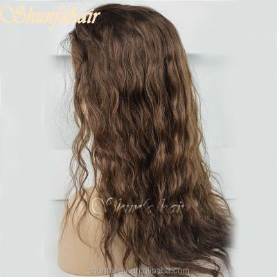 China Alibaba Express Silk Basic Full Wave Lace Hair Braids Full Lace Wig With Baby Hair for sale