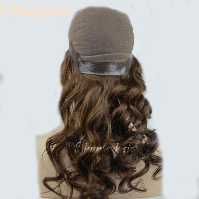 China 100% Wig, Glueless Lace Wig, Glueless Full Lace Hair Regular Wave Glueless Full Lace Wig With Bangs for sale