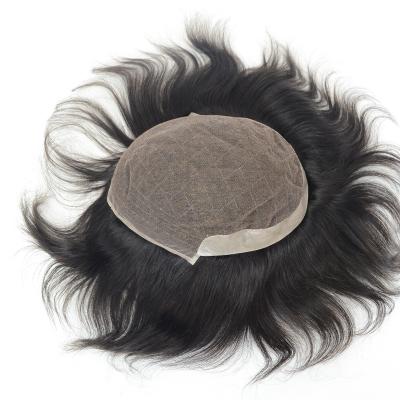 China Hair lace with poply hairpiece, Indian hair men hairpiece, remy hair hairpiece for sale