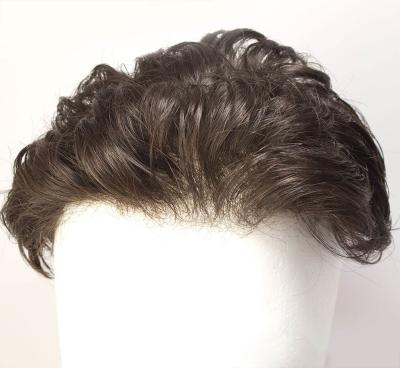 China Lace etc. 08mm THK Injected Poly Skin Toupee For Men Hair Pieces for sale