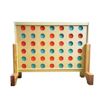 China Wooden garden games outdoor games connect four game big four in one row game garden outdoor game for sale