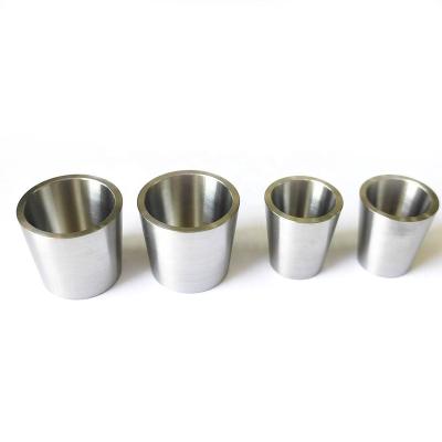 China Melting 99.95% Pure Mo1 Polished Crucibles Molybdenum Crucible Price For Vacuum Coating for sale