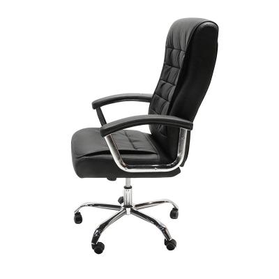 China China Wholesale Black Erognomic Adjustable PU Leather Office Chair Big And Tall Chair Executive Office Chair (Height) for sale