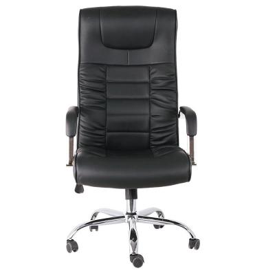 China Leather Visitor Chair (Height) High Boss Chair Adjustable Luxury Back Executive Office Chair for sale