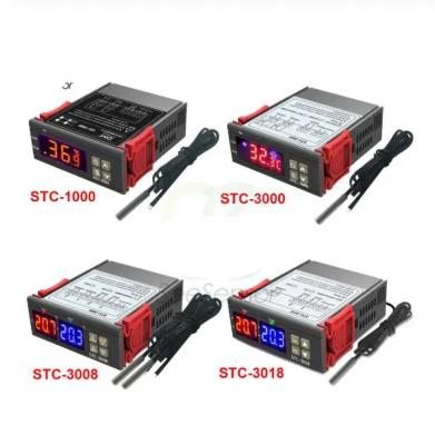 China Electronic Equipment Temperature Controller STC-1000 STC-3000 STC-3008 STC-3018 LED Digital Thermostat Thermoregulator Incubator 12V 24V 110V 220V for sale