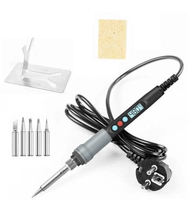 China Electronic Equipment 90W Soldering Iron LED Digital Display Adjustment And Repair Electric 110V Welding Iron 220V Tin Welding Tools Portable for sale