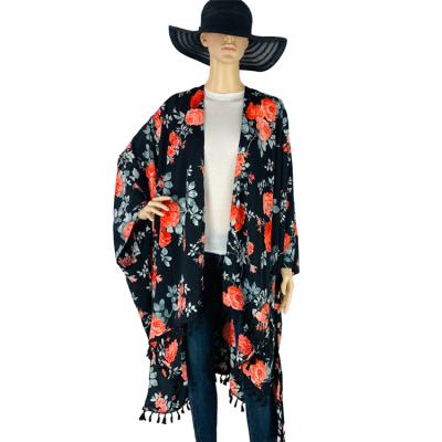 China 2020 New Arrivals Women's Cardigan Anti-wrinkle Long Printed Kimono Fashion Loungewear for sale