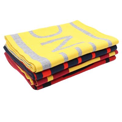 China Wholesale Plaid Long Jacquard Leisure Neck Warm Custom Print Scarf Knitted Shawl for sale