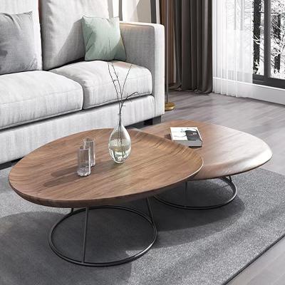 China Italy designer console simple style adjustable wood coffee table new modern custom living room solid wood wood coffee table for sale