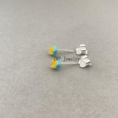 China S925 Sterling Silver New Wholesale Price High Quality CLASSIC Bear Earrings Cute Spanish Enamel Bear Earrings Jewelry Gift For Ladies for sale