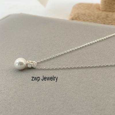 China Vintage 925 Spanish Logo Brand Women's Jewelry Sterling Silver Pearl Necklace Vintage 925 Sterling Silver Pearl Necklace Cute Joyeria Al De Touses Bear Joyeria Mayor Joyera Making for sale