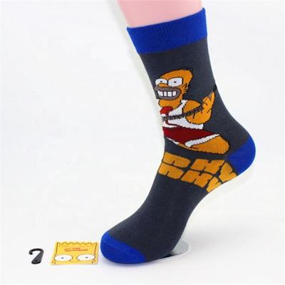 China QUICK DRY cartoon bangs Simpson men's socks for sale