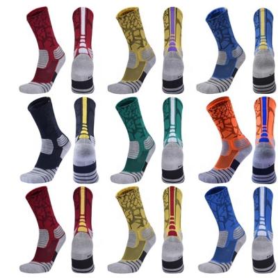 China New Style Elite Sports Crew Breathable Basketball Socks Men's Custom Logo Compression Basketball Socks for sale