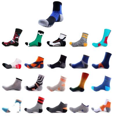 China Compression Ankle Anti-Slip Crew Sport Custom Sock For Men's Athletic Performance Running Socks for sale