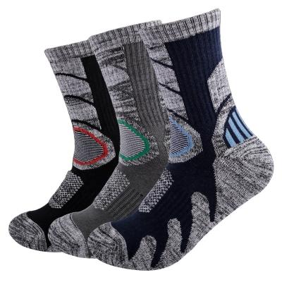 China Custom Made Anti-Foul Mens Socks Climbing Athletic Outdoor Camping Socks Design for sale