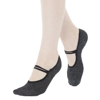 China Antibacterial Dance Yoga Socks With Grips Anti Slip Women Yoga Ballet Pilates Socks for sale