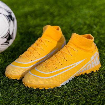 China High Top Soccer Shoes For Men And Women TF Nail AG Nail Students Straw Shorts Nail Wear 9.5 Training Shoes for sale