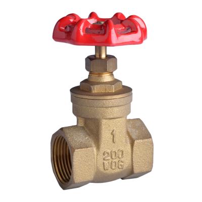 China General 1/2 Inch-2 Inch Lead Free Forged Brass Gate Valve for sale