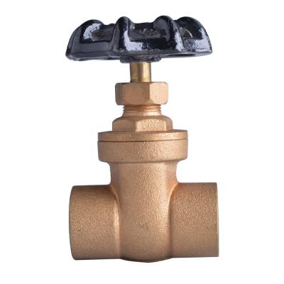 China 200WOG 1/2 Inch General Inch -2 Stem Non-Rising Lead Free Brass Gate Valve for sale